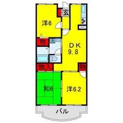 五井駅 徒歩12分 1階の物件間取画像